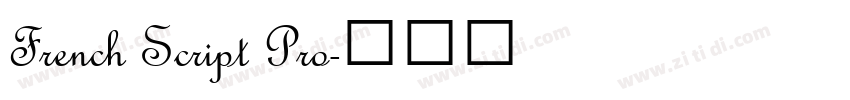 French Script Pro字体转换